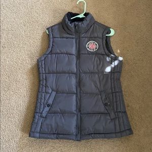 Women’s Grey Puffer Vest